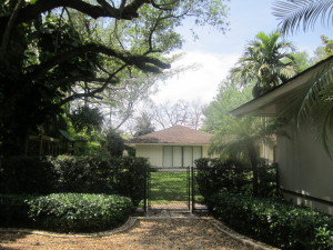 Yard entrance
