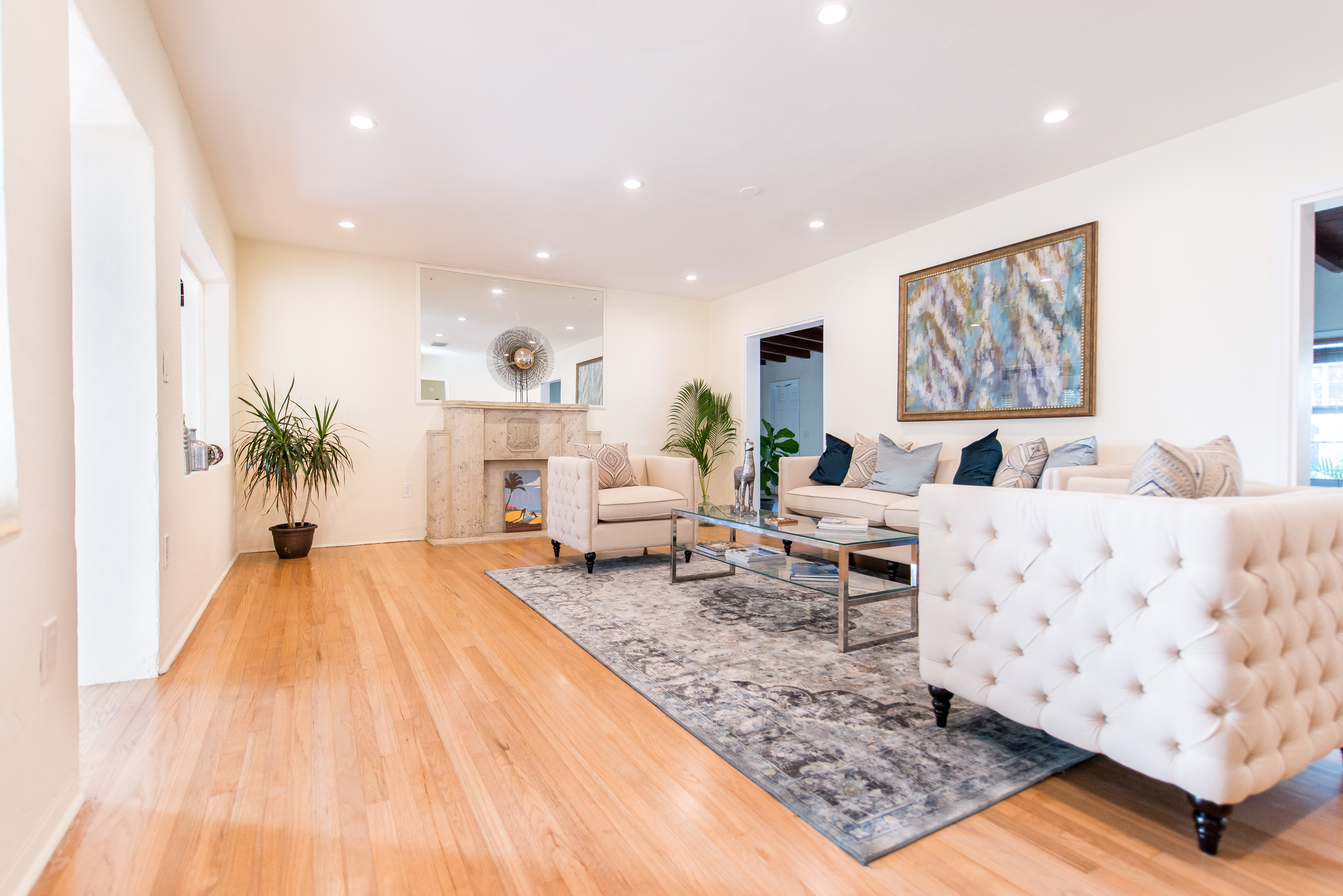 Coconut Grove Open House for Tequesta Way - Light filled living spaces
